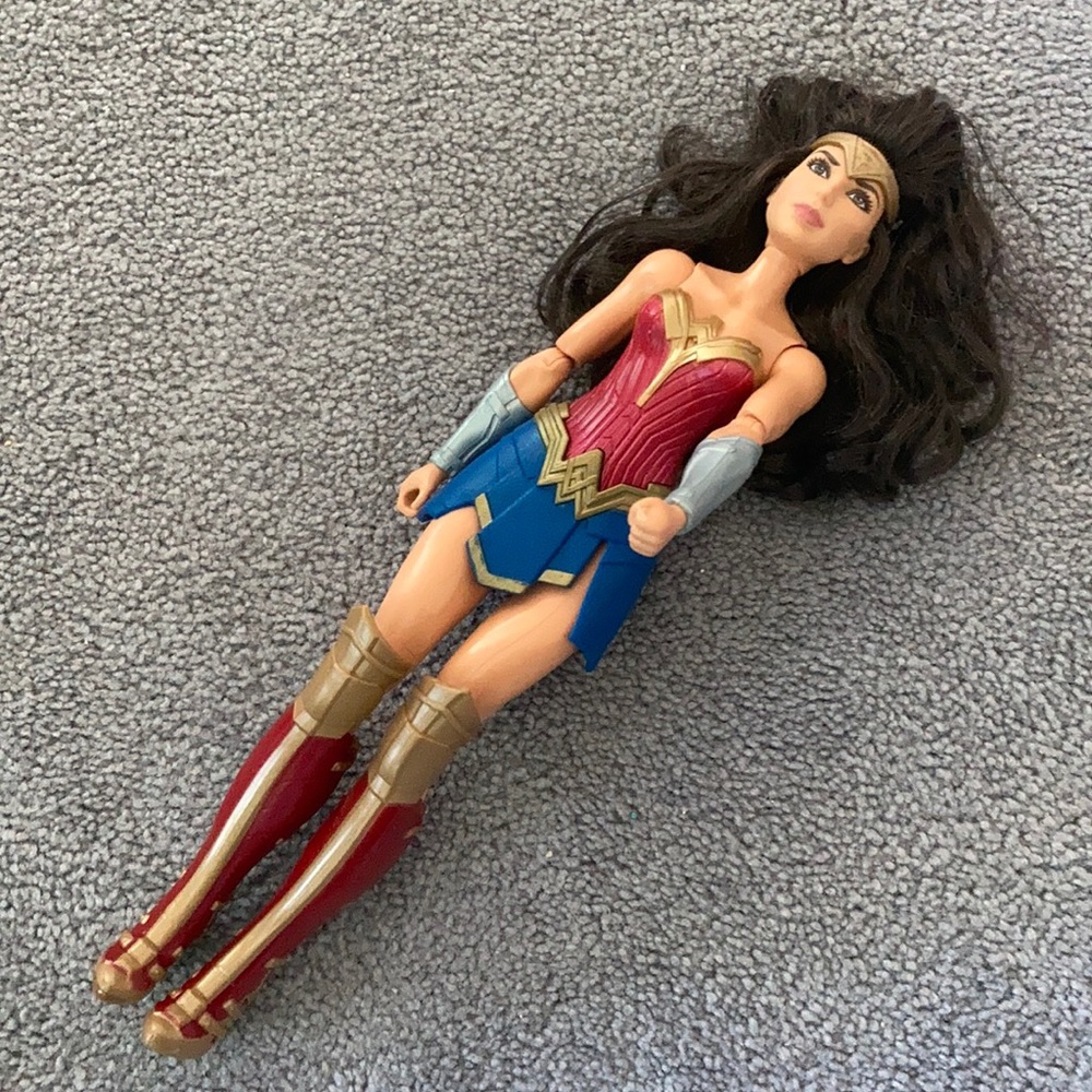 Wonder Woman Barbie doll used